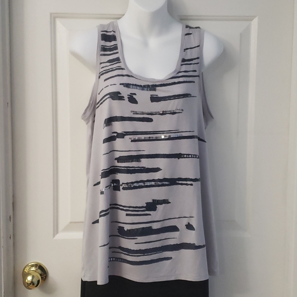 Soma Tops - Soma Intimates Beaded Sequined Tank